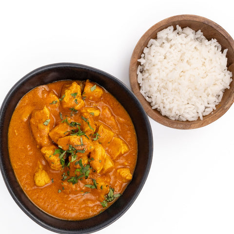 Pollo Tikka Masala con arroz basmati